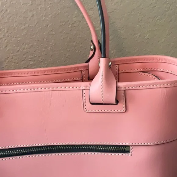 Dooney & Bourke Pink Tote Bag - Picture 3 of 16